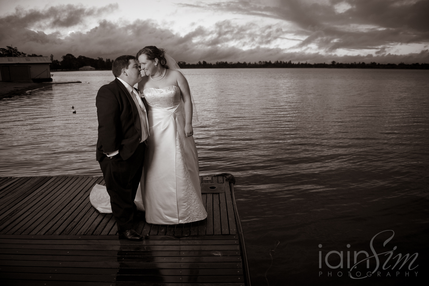 Tim and Kat at the Ballarat Yacht Club by Iain Sim Photography